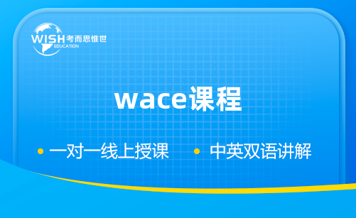 WACE课程一对一补习