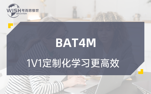 BAT4M辅导一对一价格多少？