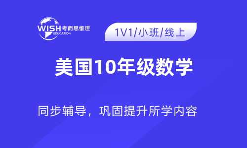 美国10年级数学课程辅导机构推荐！