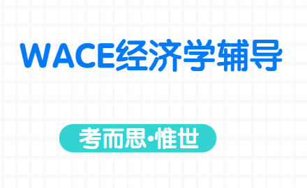 WACE经济学学什么？