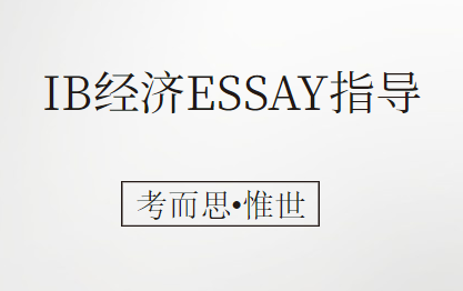 ib经济essay应该怎么写?