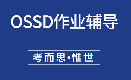 有没有可以辅导OSSD计算机作业的?