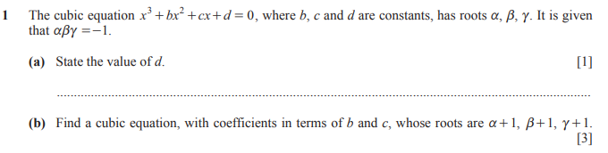 ALevel进阶数学考试真题