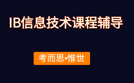 IB信息技术课程有没有可以补习的?