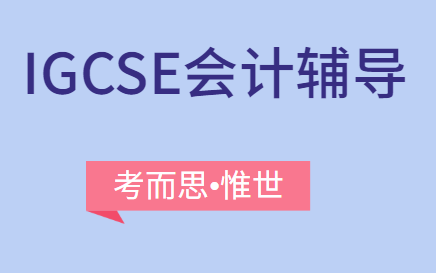 IGCSE会计考前辅导有吗?