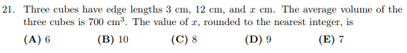 加拿大Pascal帕斯卡数学竞赛辅导