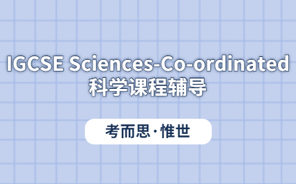 IGCSE Sciences-Co-ordinated(9-1)科学0973考试辅导