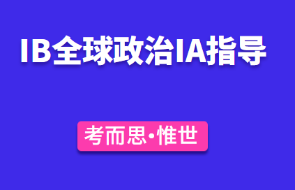 IB全球政治IA有什么好的选题吗?