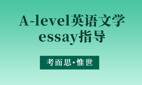 alevel英语文学essay怎么写?