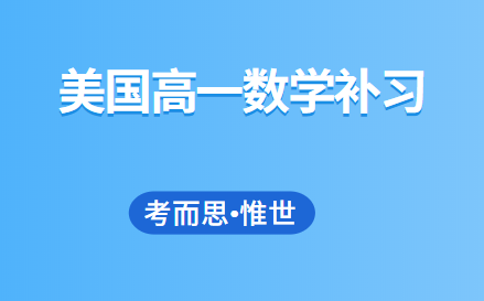 美国高一数学补习老师有吗?