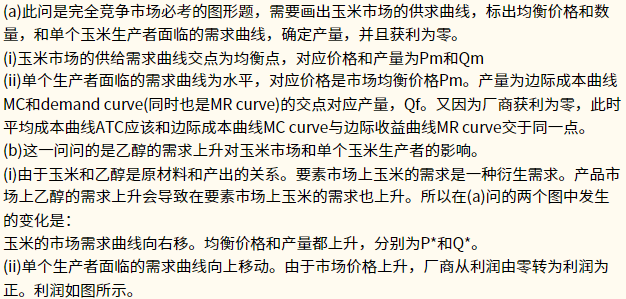 AP微观经济学考试真题讲解