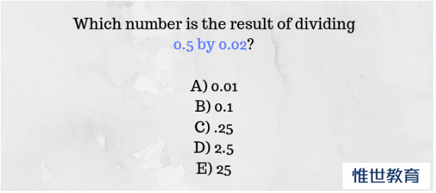 SSAT数学考试知识点