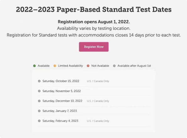 SSAT考试最新时间出炉，2022-2023考试政策更新！