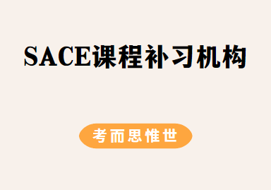 SACE课程补习哪家好？