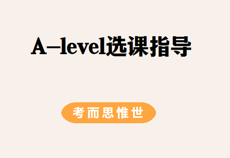 学法律专业，A-level课程怎么选？