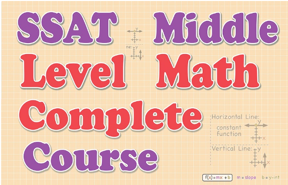 SSAT数学Middle-Level考试内容介绍