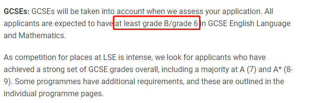 申请英国名校，GCSE数学成绩要求多少？