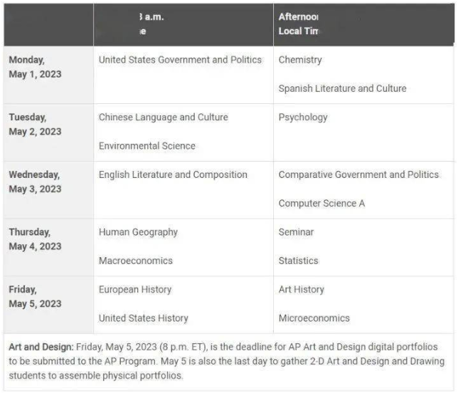 留学必备：2023年最全留学考试时间安排! 