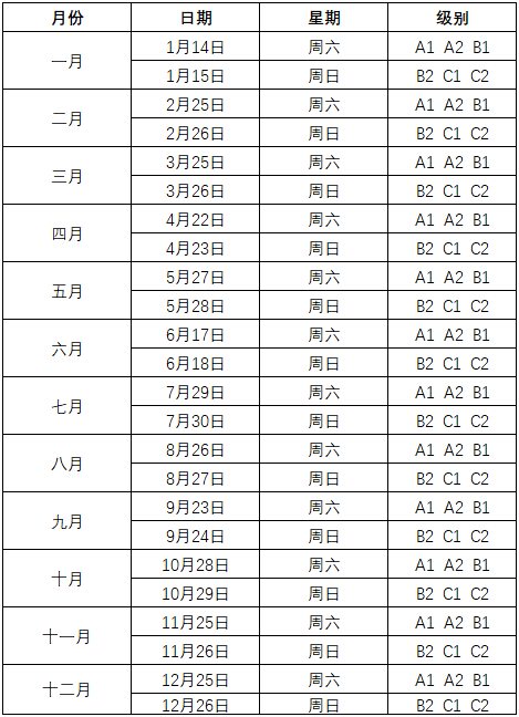 2023年朗思考试时间是怎样安排的？