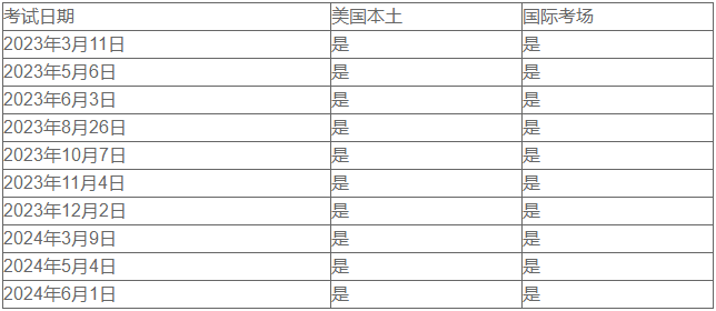 考位已开放！请抓紧报名2023年下半年SAT考试！