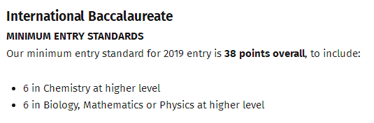 帝国理工学院IB成绩要求多少分？