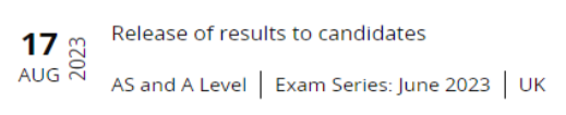 2023年A-level成绩查询时间是什么时候？