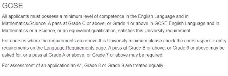 英国大学需要IGCSE成绩吗？不同大学要求不同！