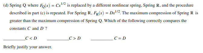 AP物理C力学考试真题解析