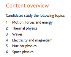 CAIE IGCSE物理2023年新考纲分析！有新增知识点！