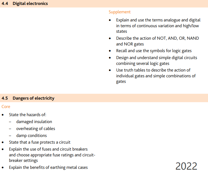 CAIE IGCSE物理2023年新考纲分析！有新增知识点！