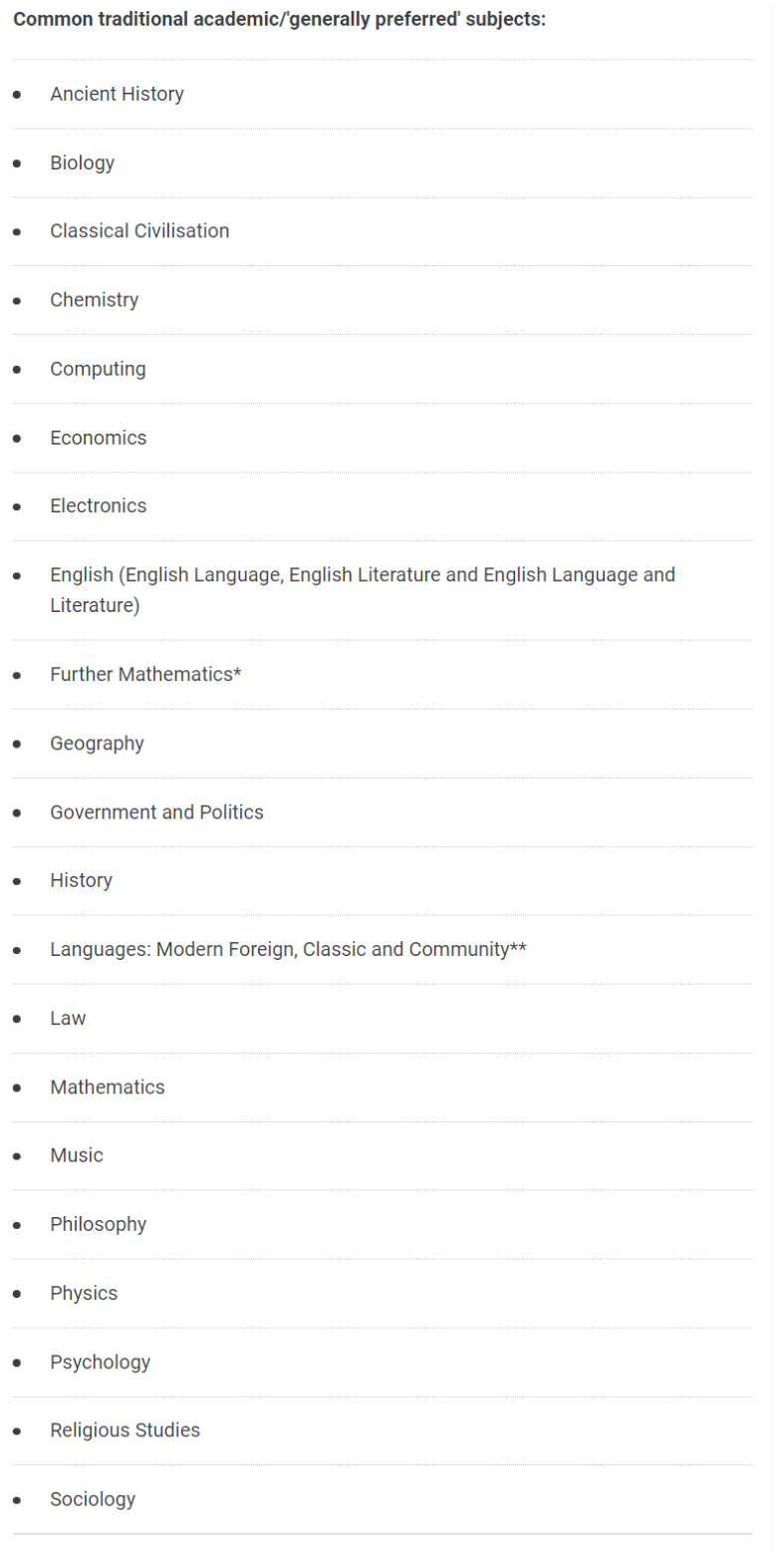 2024年英国G5名校A-level选课要求更新！