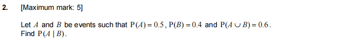 IB数学AA SL真题