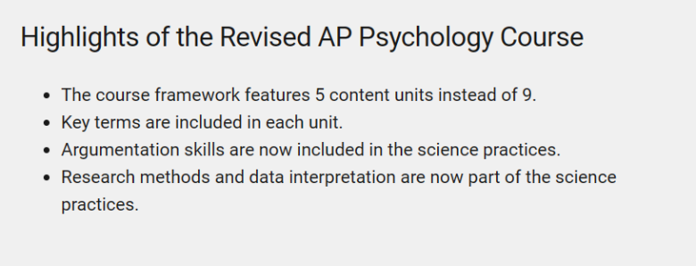 AP心理学考纲题型新变化！大考在即如何冲刺5分？