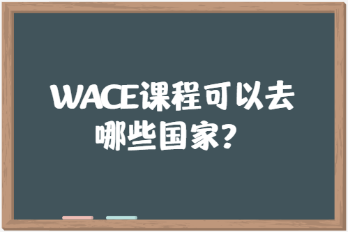 WACE课程可以去哪些国家？