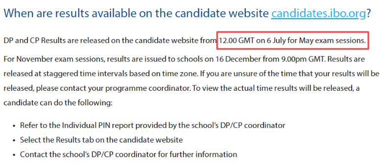 IB成绩何时放榜？英美名校对IB成绩的要求如何？