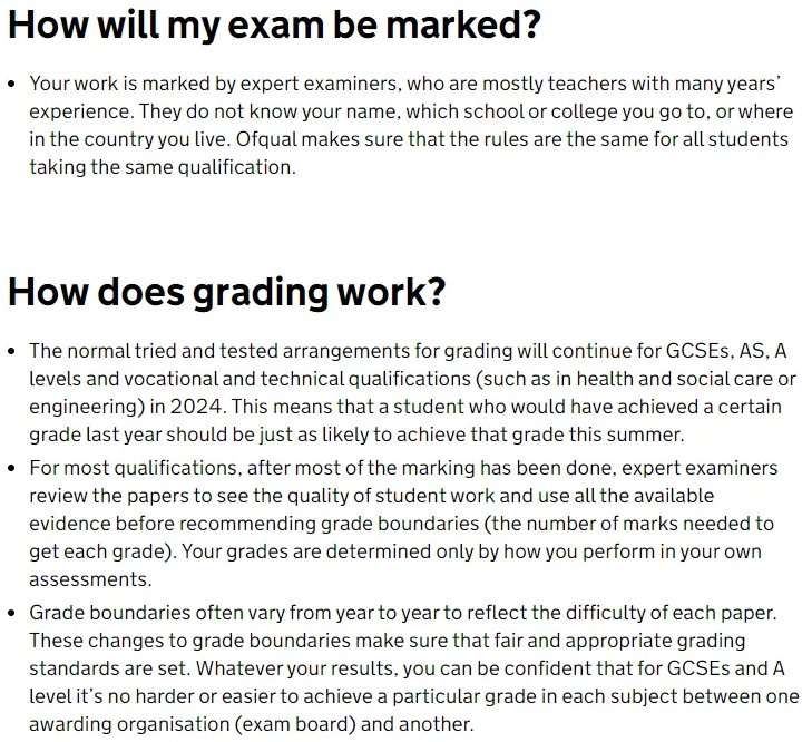 Ofqual将对这三门GCSE夏考成绩进行“更宽松”的评分！